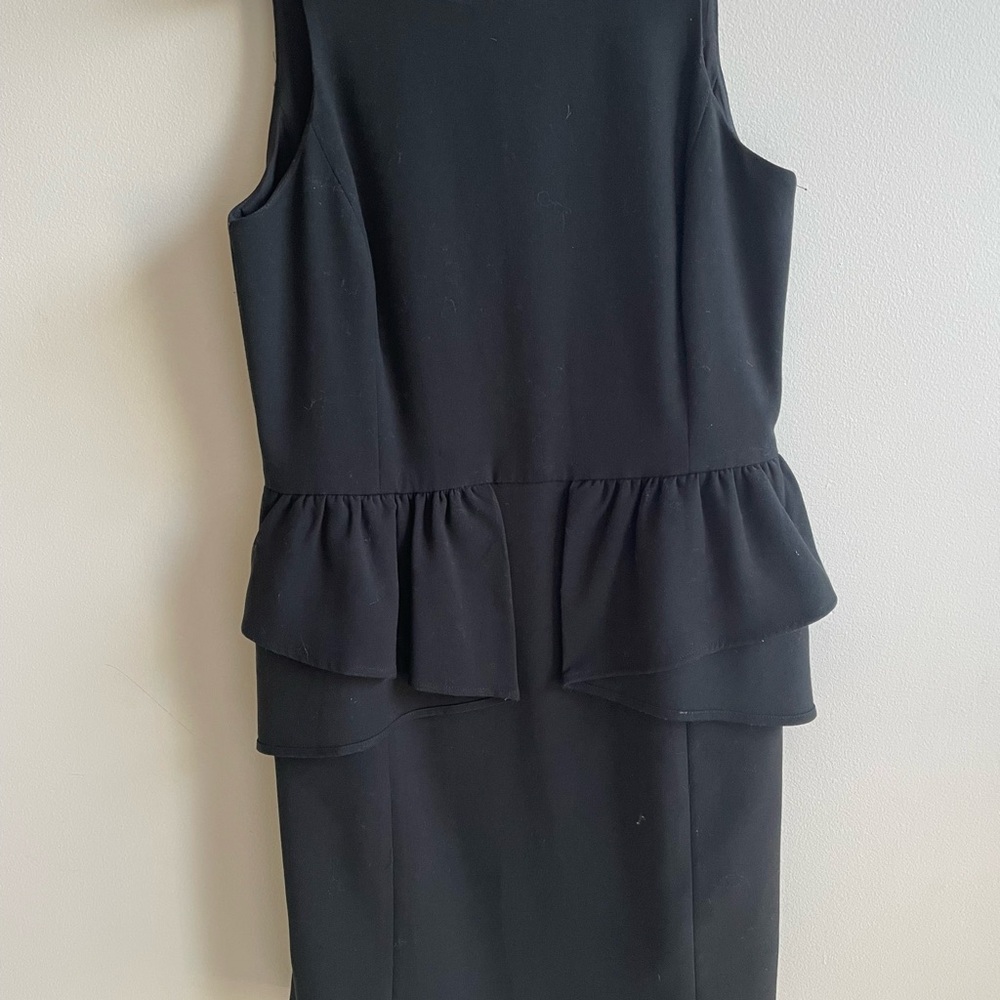 Michael Kors Black Peplum Sheath Mini Dress - Picture 6 of 14
